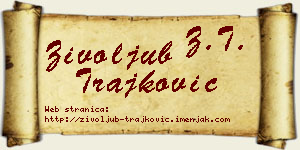 Živoljub Trajković vizit kartica